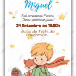 Convite digital Pequeno Príncipe