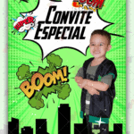 Convite animado Hulk