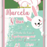 Convite Animado Coelhinho da Páscoa