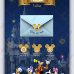 Convite Interativo Gold Plus Turma do Mickey Disney