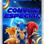 Convite animado Sonic