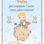 Convite digital Pequeno Príncipe