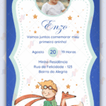 Convite digital Pequeno Príncipe