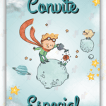 Convite animado Pequeno Principe