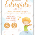 Convite interativo Pequeno Príncipe