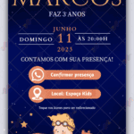Convite interativo Pequeno Principe