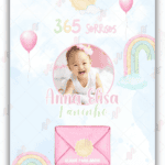 Convite interativo gold Infinito 365 sorrisos