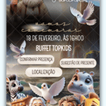 Convite Interativo Arca de Noé