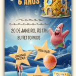 Convite Interativo Bob Esponja