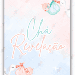 Convite Animado Chá revelação