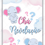 Convite Animado Chá revelação