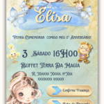 Convite Interativo A Bela e a Fera