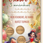 Convite Interativo Branca de neve