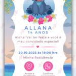 Convite Interativo Stitch
