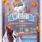 Convite Interativo Frozen