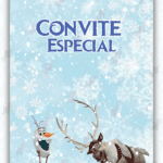 Convite Animado Frozen