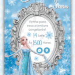 Convite Interativo Frozen