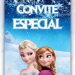 Convite Animado Frozen