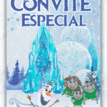 Convite Animado Frozen cute baby
