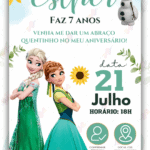 Convite Interativo Frozen