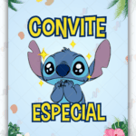 Convite Animado Plus Lilo e Stitch