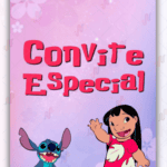 Convite Animado Plus Lilo e Stitch