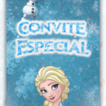 Convite Animado Frozen