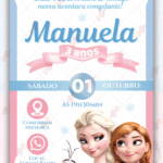 Convite Interativo Frozen