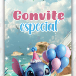 Convite Animado Plus Lilo e Stitch