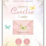 Convite Interativo Gold Plus Jardim Encantado