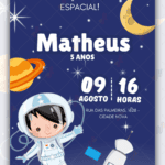 Convite digital Astronauta