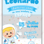 Convite digital Astronauta