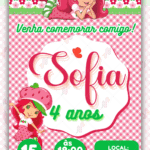 Convite digital Moranguinho