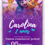 Convite Virtual Unicórnio