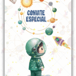 Convite Animado Plus Astronauta