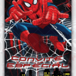 Convite animado Plus Homem aranha