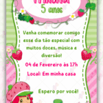 Convite digital Moranguinho