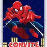Convite animado Plus Homem aranha