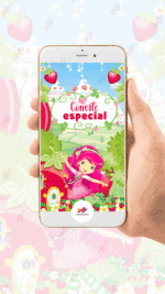 Convite animado Moranguinho - Imagem 2