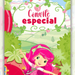 Convite animado Moranguinho