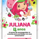 Convite digital Moranguinho