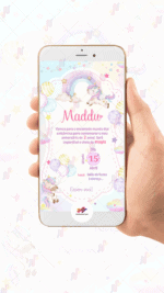 Convite Virtual Unicórnio - Imagem 2