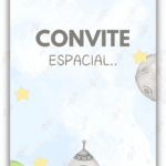 Convite Animado Plus Astronauta