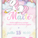 Convite Virtual Unicórnio