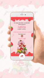 Convite digital Moranguinho - Imagem 2