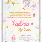 Convite Virtual Unicórnio