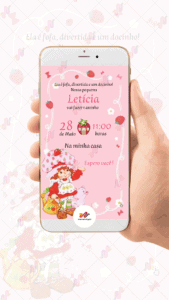 Convite digital Moranguinho - Imagem 2