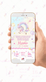 Convite Virtual Unicórnio - Imagem 2