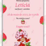 Convite digital Moranguinho