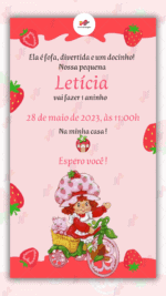 Convite digital Moranguinho